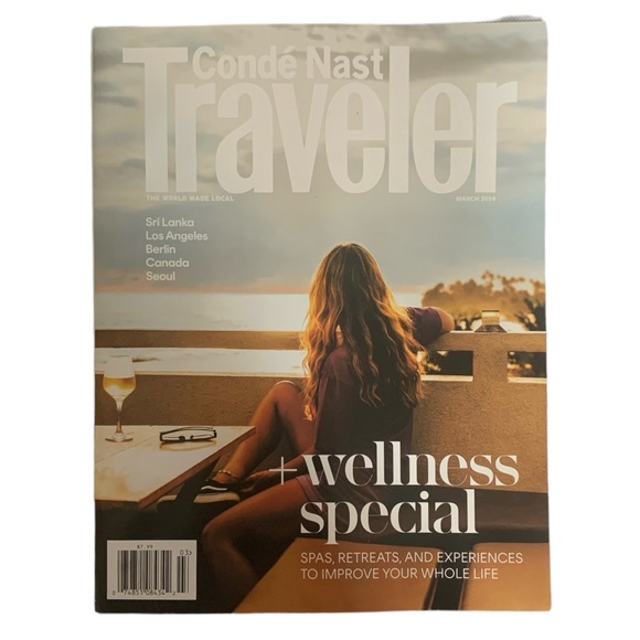 Conde Nast Traveler Other - Conde Nast Traveler Magazine March 2024 Wellness Special Spas Retreats Sri Lanka